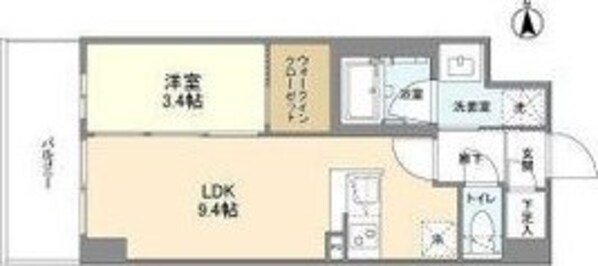 アヴェニール中崎の物件間取画像